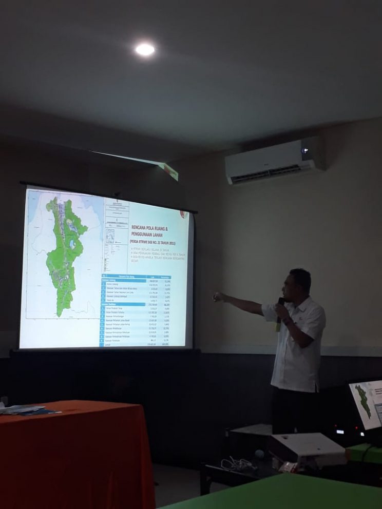 Workshop Sosialisasi dan Pelatihan Perencanaan Tata Guna Lahan Berkelanjutan Berbasis Mitigasi Bencana di Kabupaten Sigi, Sulawesi Tengah